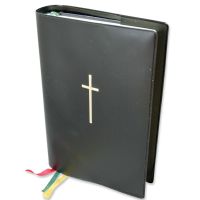 Gotteslob-Umschlaghülle mit Kreuz einfach, schwarz