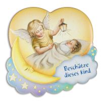 Schutzengel "Beschütze dieses Kind", Engel mit Laterne