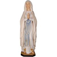 Madonna von Lourdes aus Holz, Rosenkranz