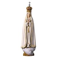 Madonna von Fatima mit Krone III, Holz
