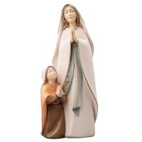 Madonna von Lourdes mit Bernadette II, Holz